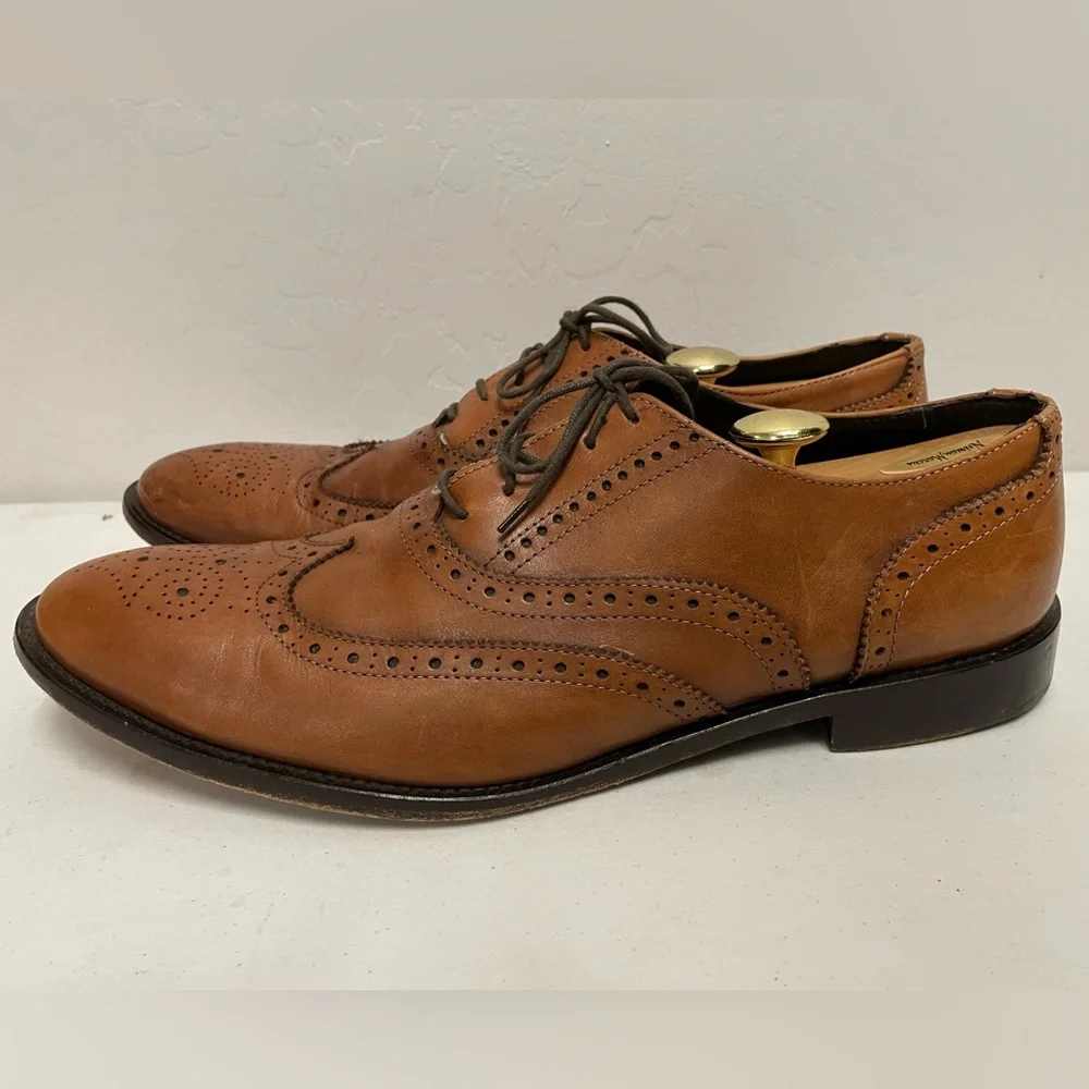To Boot New York Made in‎ Italy  Brogues Detail Wingtip in Brown Size 13 $395